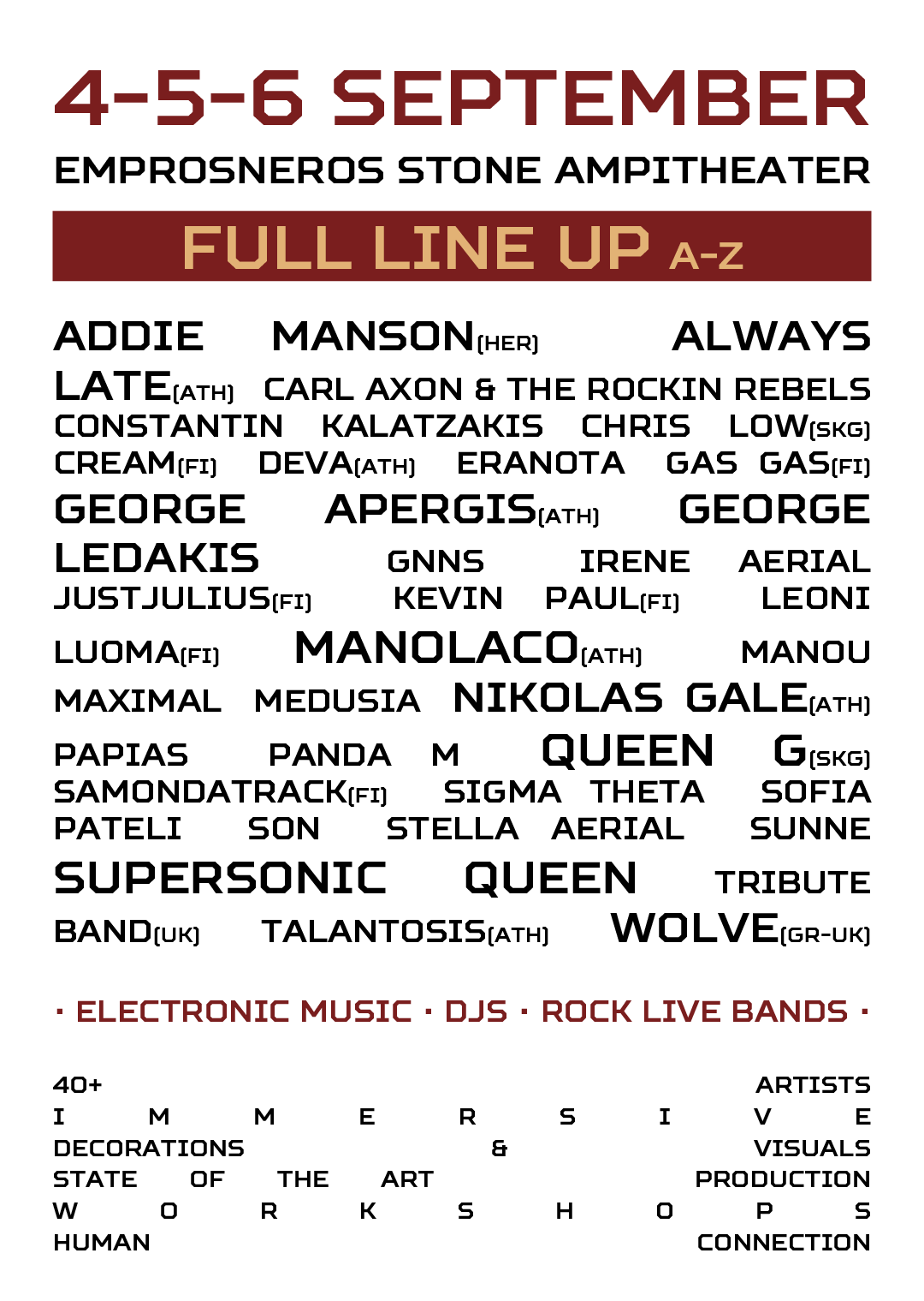 lineup